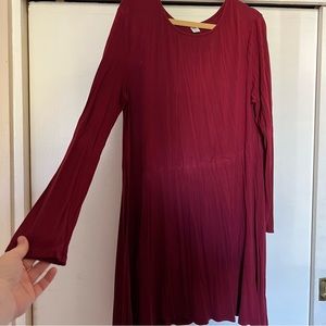 Long sleeve t-shirt dress